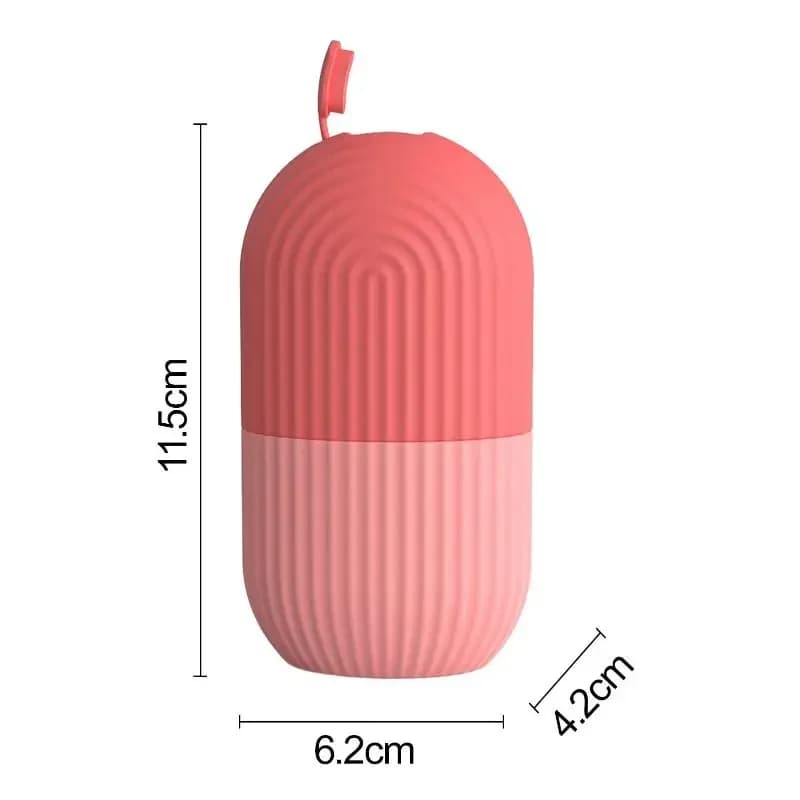 Rouleau de glace pour le visage, moule en silicone pour massage beauté, pour les poches sous les yeux, rouleau facial rétrécissant les pores, moule multifonctionnel