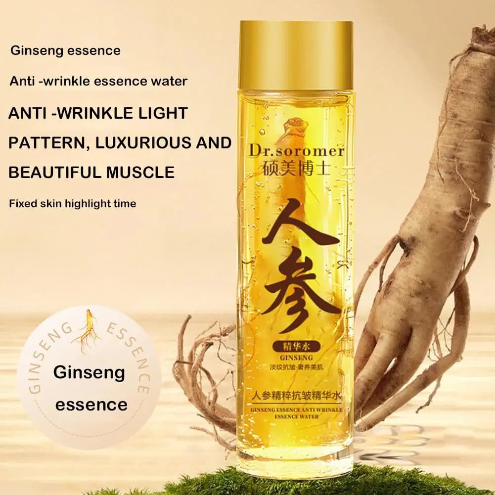 Sérum Anti-âge polypeptide au Ginseng, hydratant en profondeur, nourrissant, pour le visage, Toner au Ginseng, soins pour la peau pour femmes