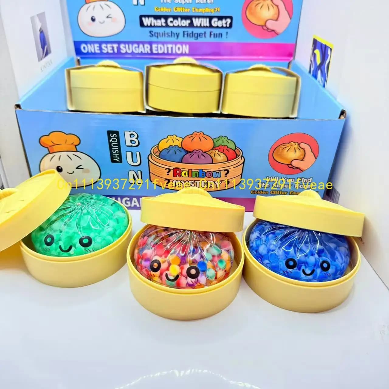 Nouveau : Boule à bulles tendance : Jouet fluide à presser esthétique