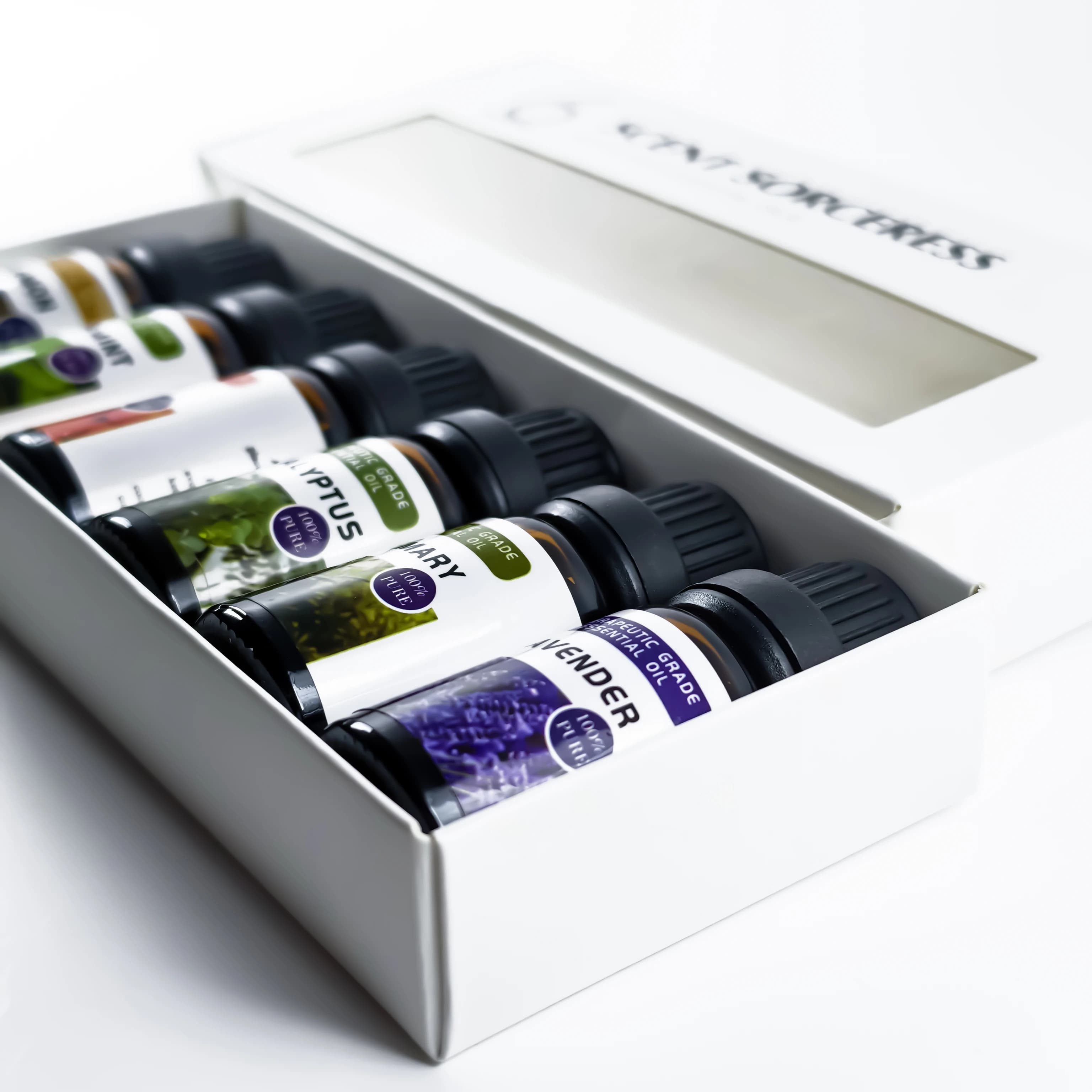 Coffret cadeau d'huiles essentielles 100% pures et naturelles pour aromathérapie