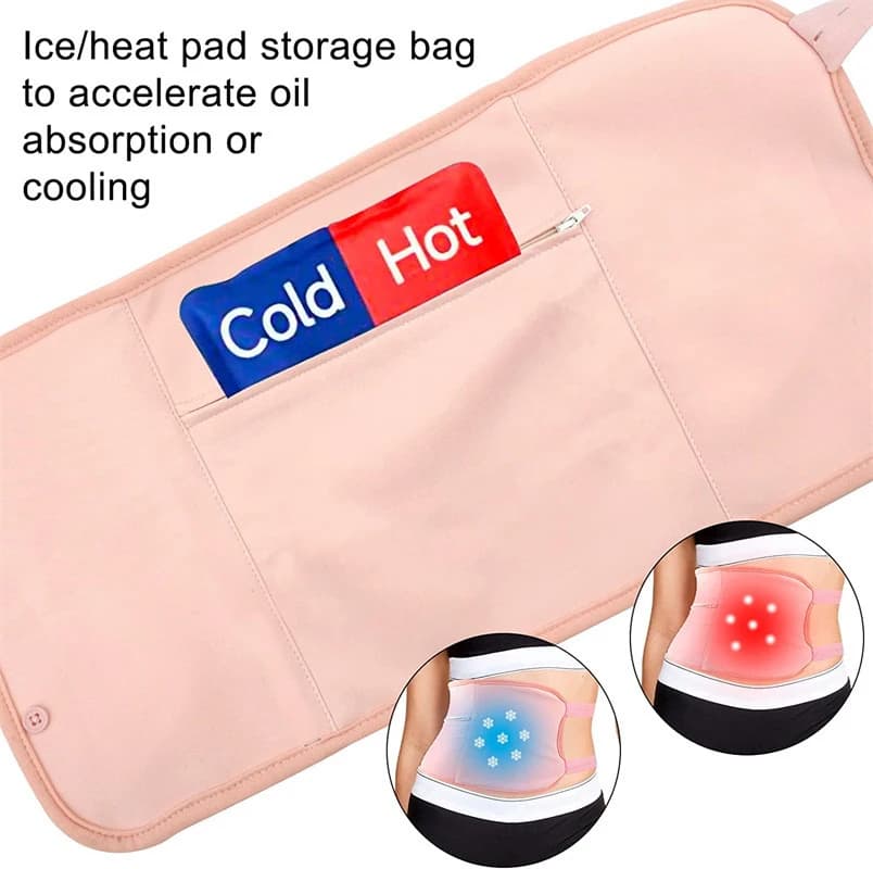 Pack d'huile de ricin, enveloppe de Compression d'huile de ricin biologique, fournitures d'amélioration d'auto-conditionnement pour améliorer les Muscles de l'abdomen du foie