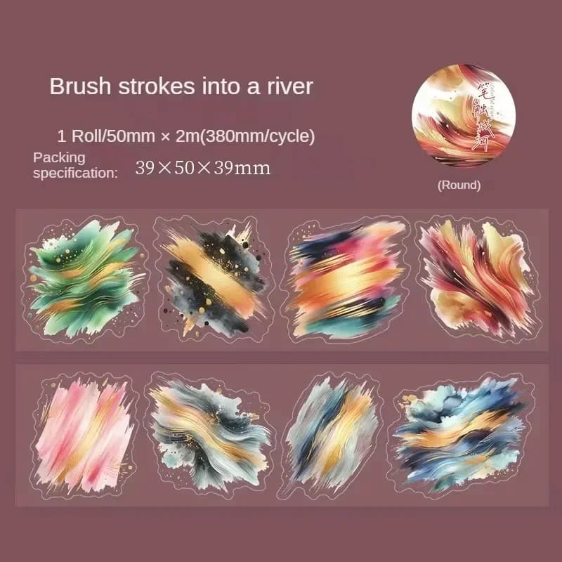 Rouleau de ruban adhésif coloré en l'horloge pour scrapbooking