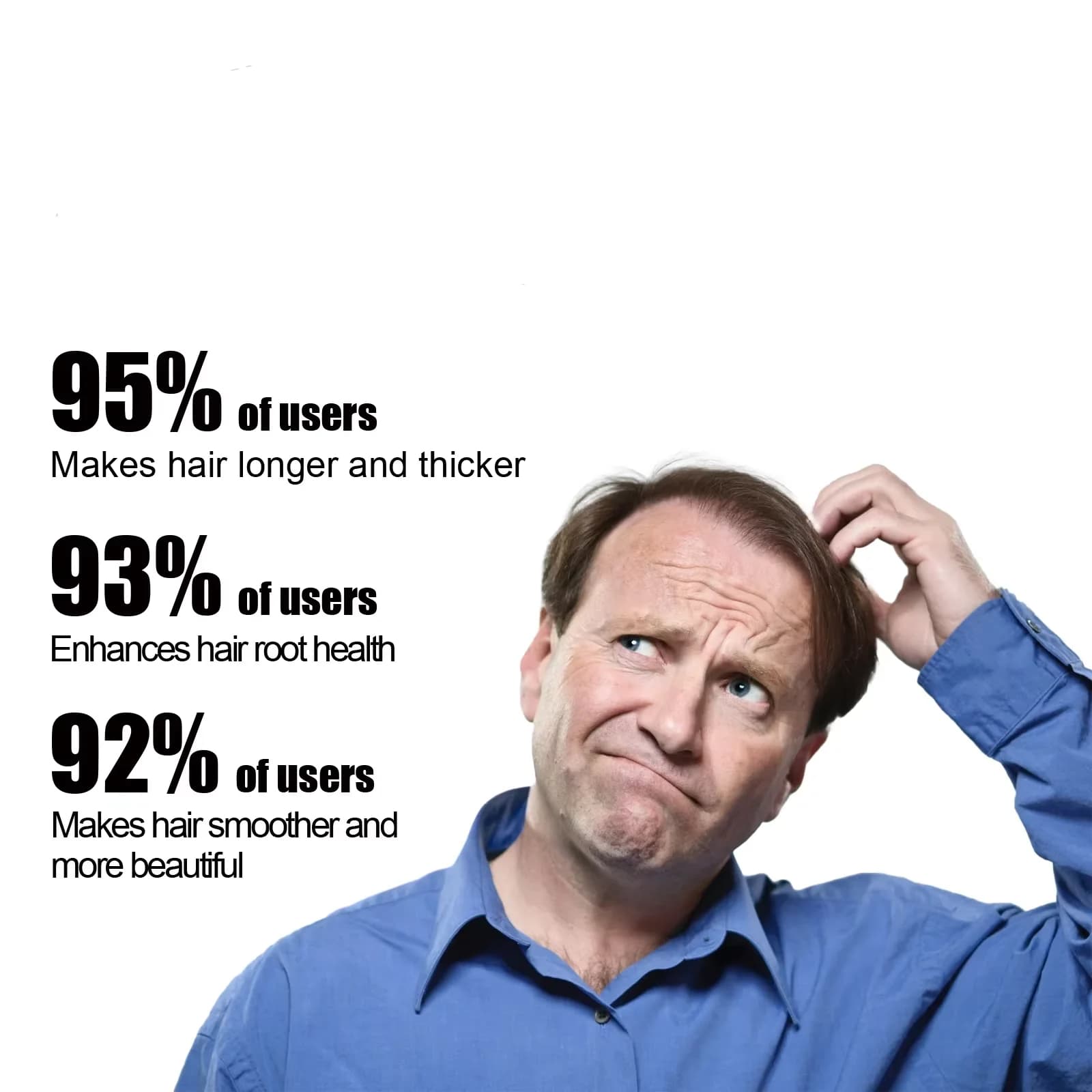 Huile Essentielle Traitante pour la Croissance des Cheveux, Nourrissante et Hydratante, Anti-Frisottis, pour Cheveux Secs et Abîmés, à la Rosemarie, pour la Repousse Capillaire