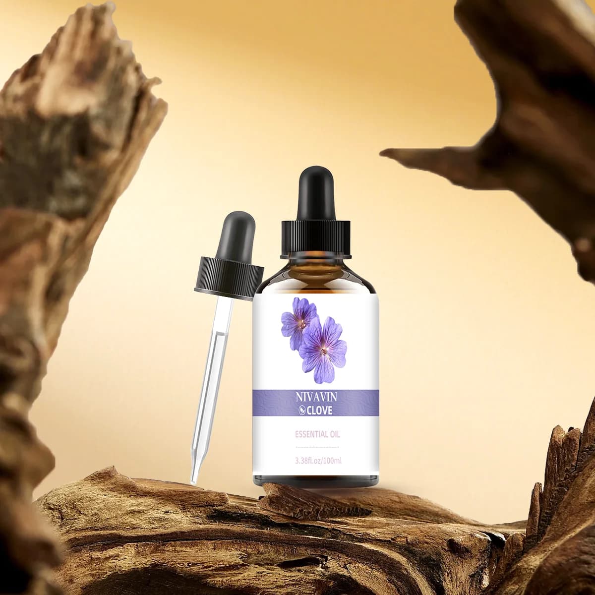 NIVAVIN 30ml/60ml/00ml Huile essentielle de clou de girofle, naturellement extraite, parfum longue durée, adaptée à diverses situations domestiques.