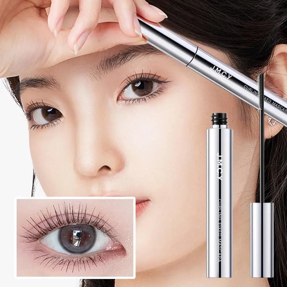 Mascara à cils recourbé 3D, Mascara à brosse fine, Mascara à tube imperméable, Lifting des cils, longue durée, sans grattage, défini
