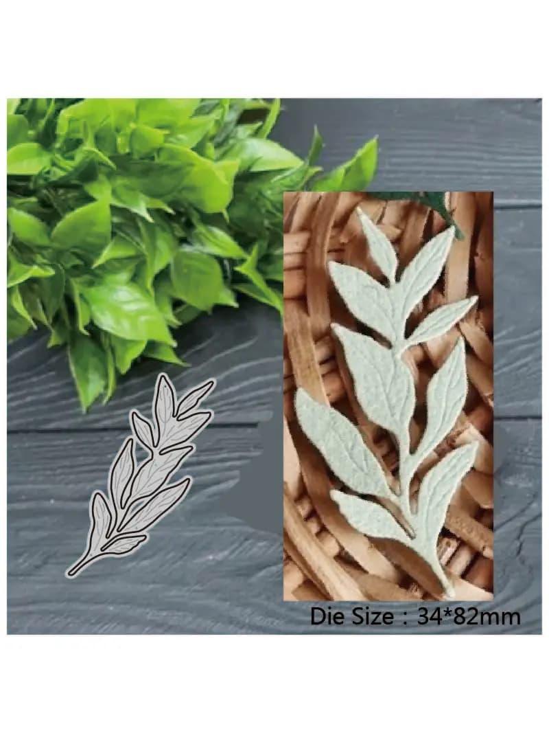 Matrices de découpe en métal pour scrapbooking, feuilles de fleurs, plante, superposition, décor d'album photo, carte bricolage, artisanat, nouveau, 2022