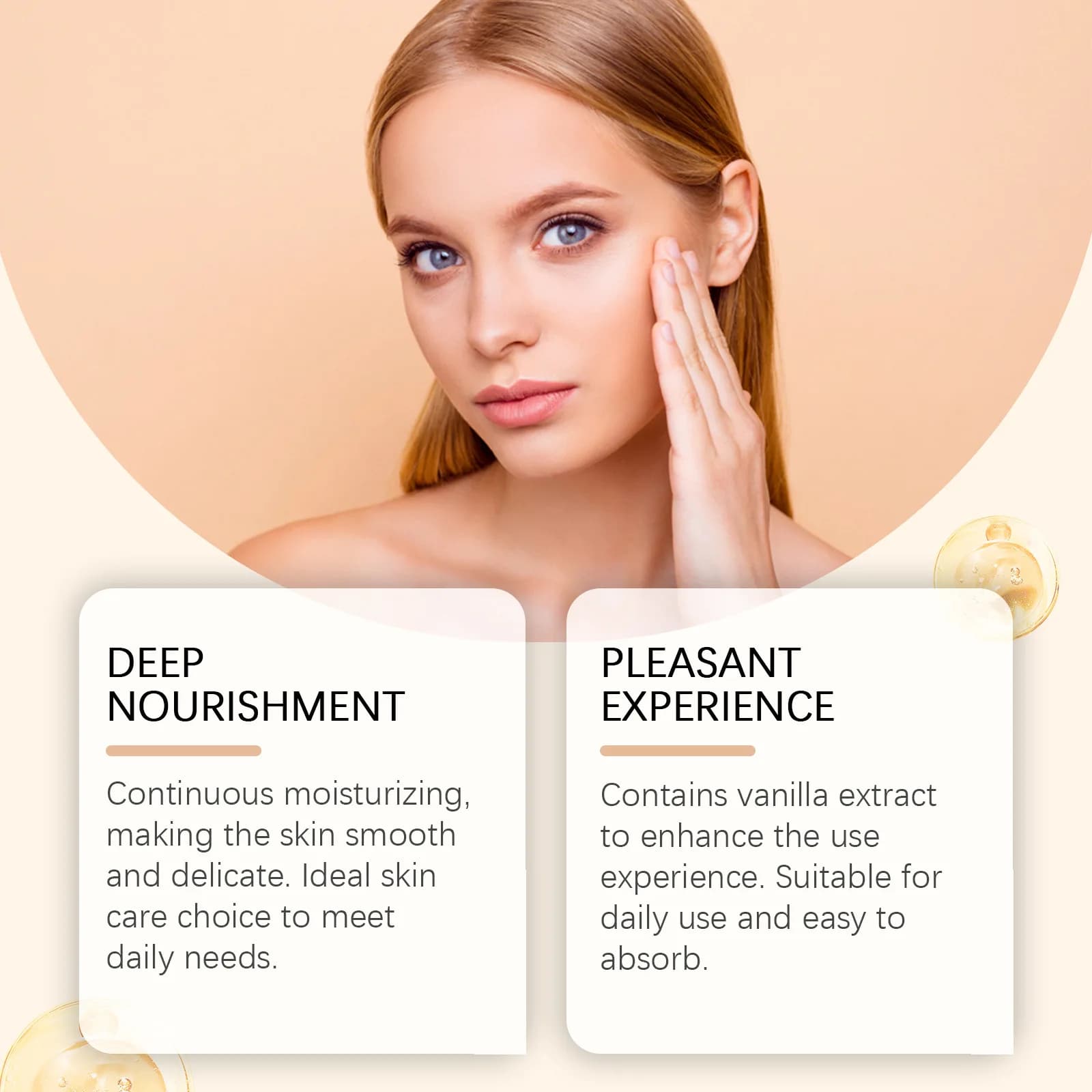 Crème hydratante à la graisse de vache, hydrate et nourrit la peau, convient à tous les types de peau pour réparer l'état d'hydratation de la peau
