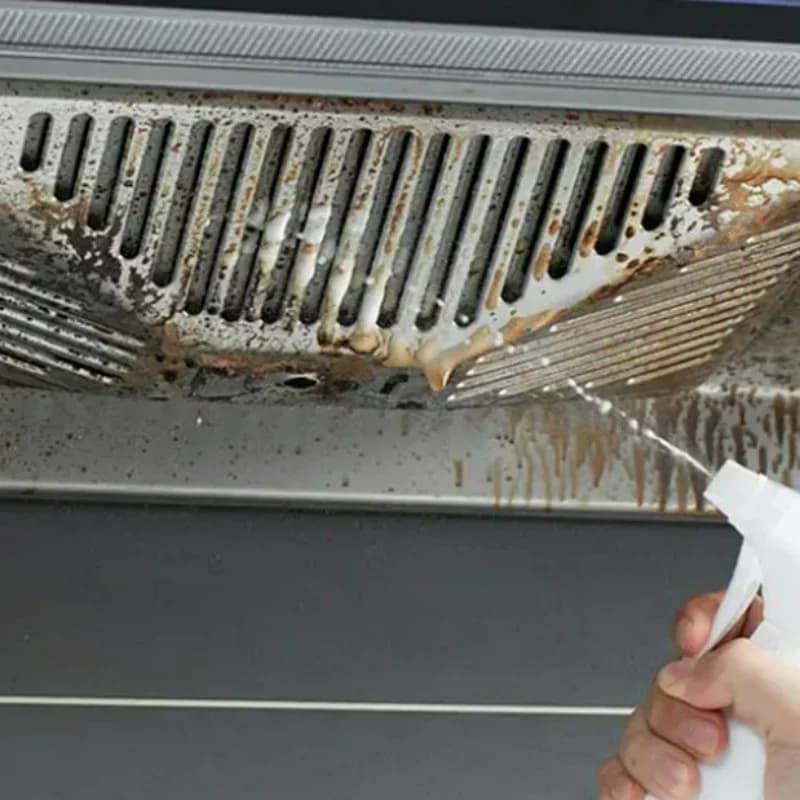 Dégraissant puissant pour les taches d'huile tenaces, nettoyant pour cuisine, grilles, fours, plaques de cuisson, éliminateur d'huile, outil de nettoyage pour la cuisine à domicile, agent de pulvérisa