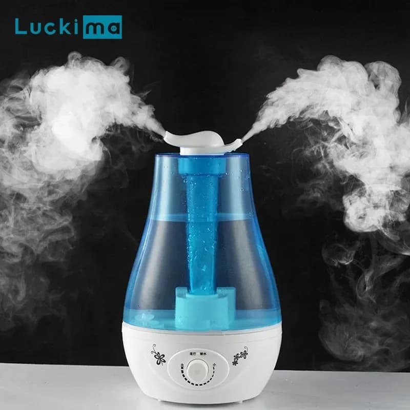 Humidificateur d'air à ultrasons avec double pulvérisateurs pour bureau