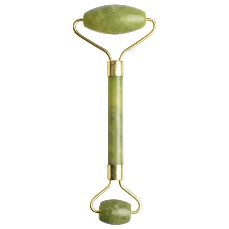 Rouleau de Massage en Jade vert pour le visage