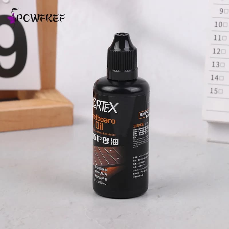 Huile de touche de guitare, huile de citron, nettoyeur de ukulélé basse pour soins de touche, vernis de nettoyage de guitare et liquide de soin d'huile