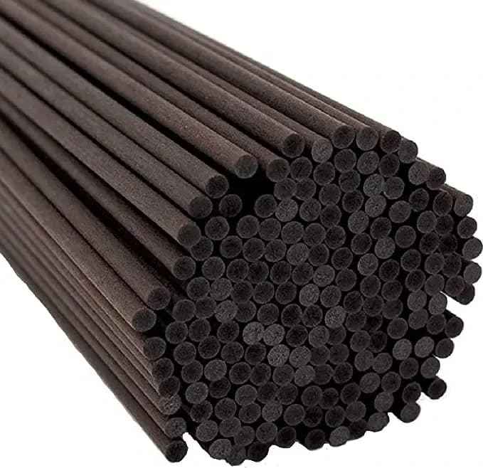 100 pièces L50/40CM X Dia5/4/3MM tiges de diffuseur de fibres de roseau noir de haute qualité pour la maison, bâtons de rotin d'aromathérapie accessoires de parfum