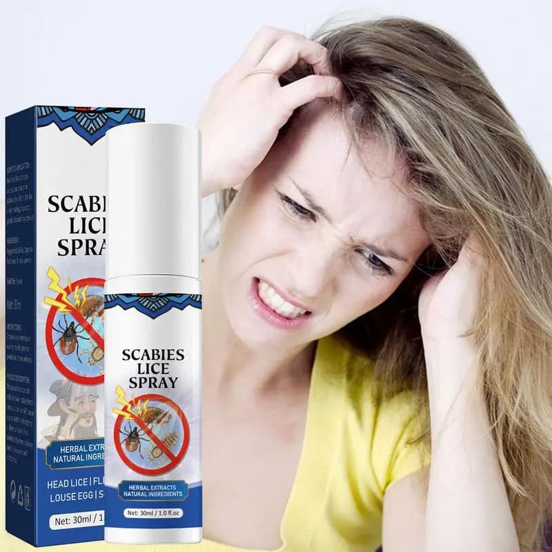 Spray Anti-Poux pour Cheveux, 30ml