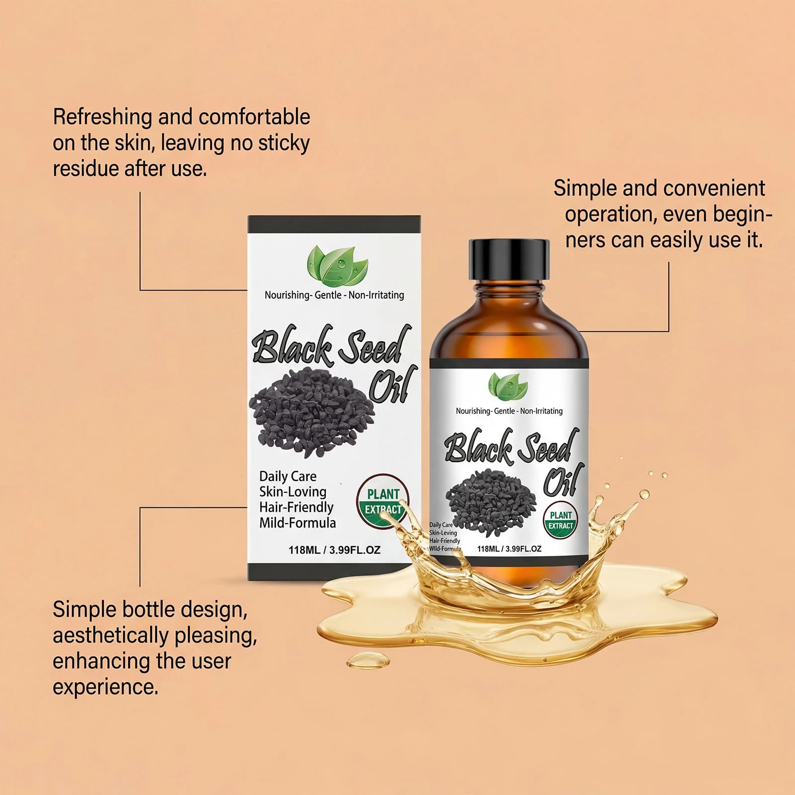 Huile Essentielle de Nigelle Pure Multi-Usages