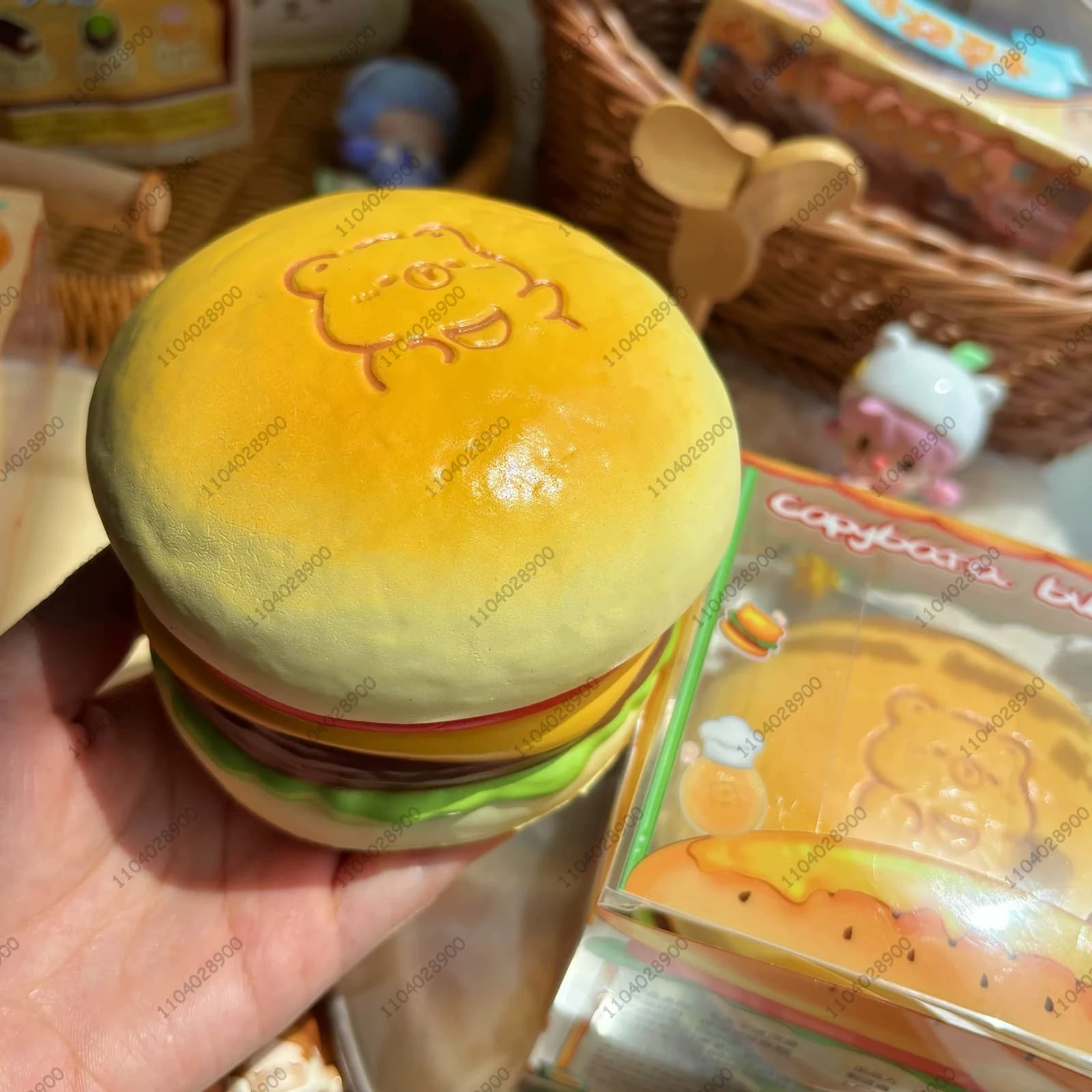 Jouet Squishy à montée lente pour Hamburger