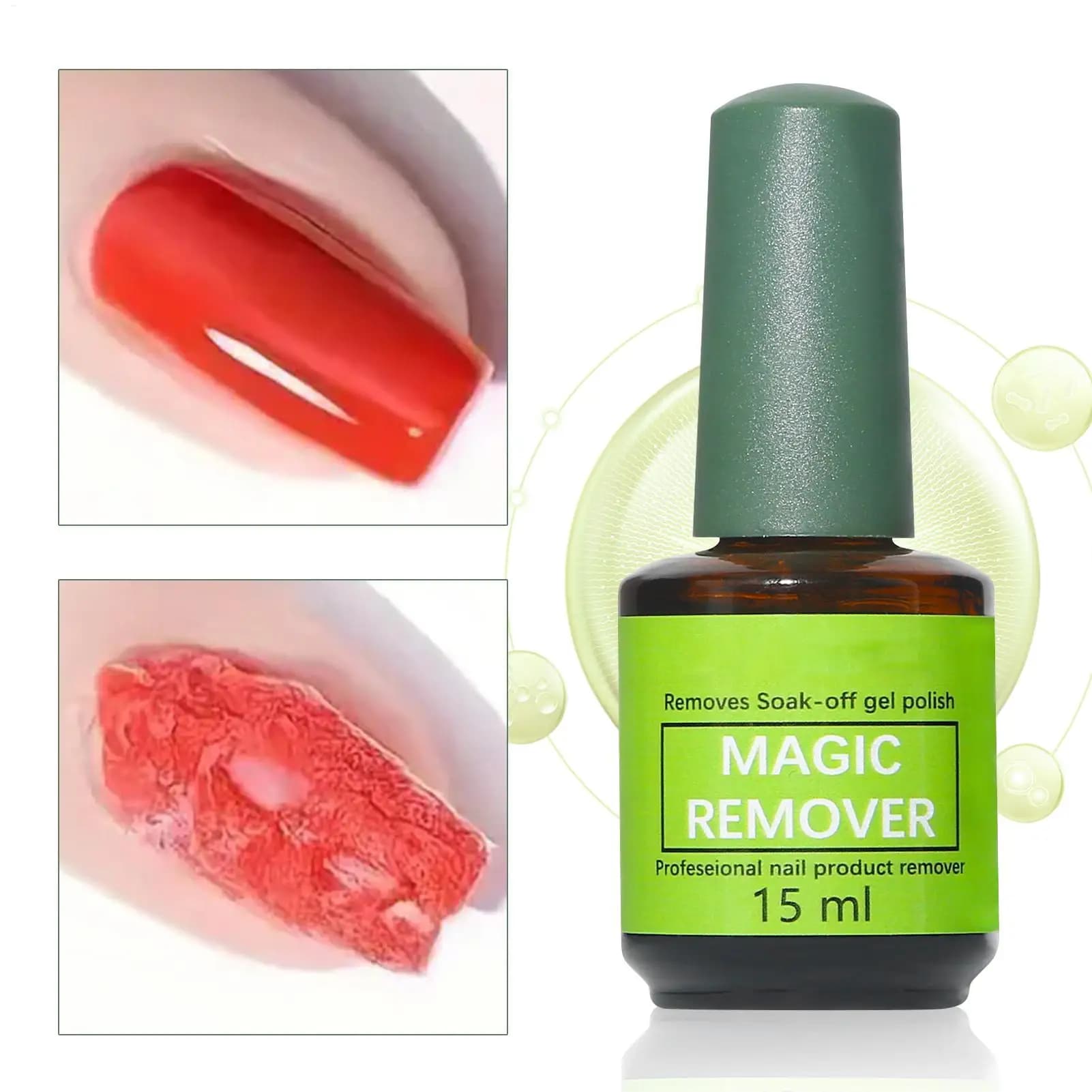 Dissolvant de vernis à ongles Gel 15ml