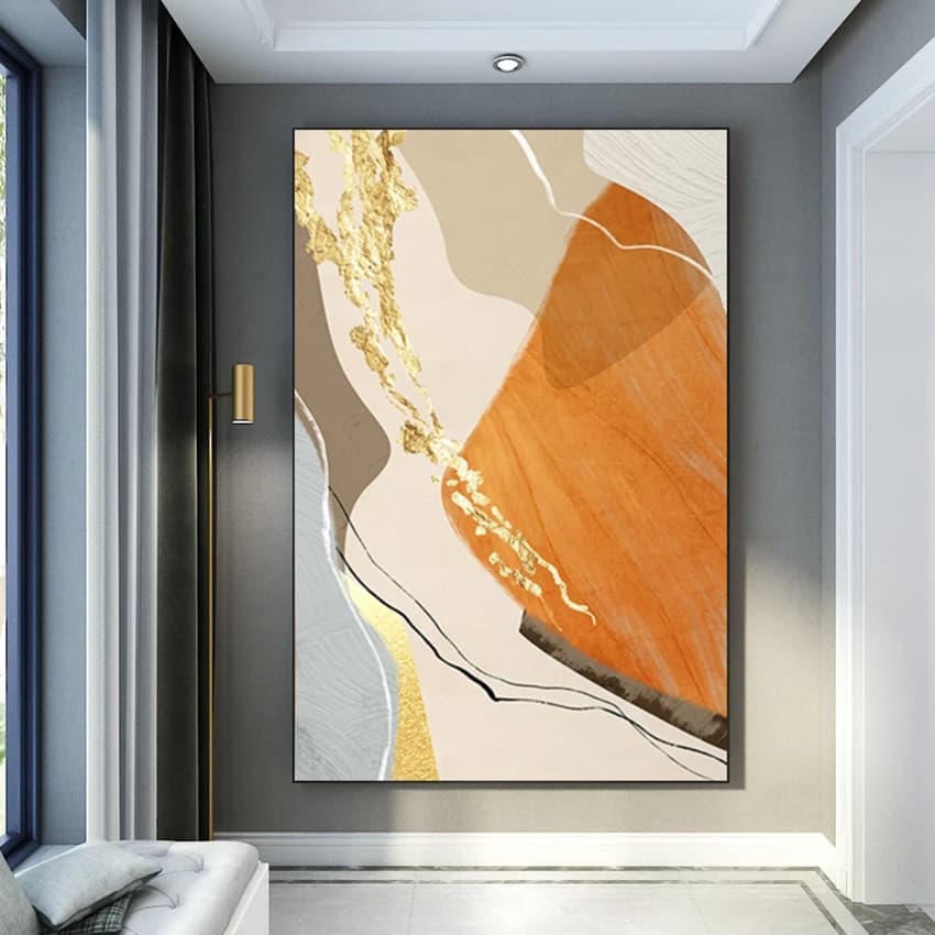 Peinture à l'huile sur toile faite à la main