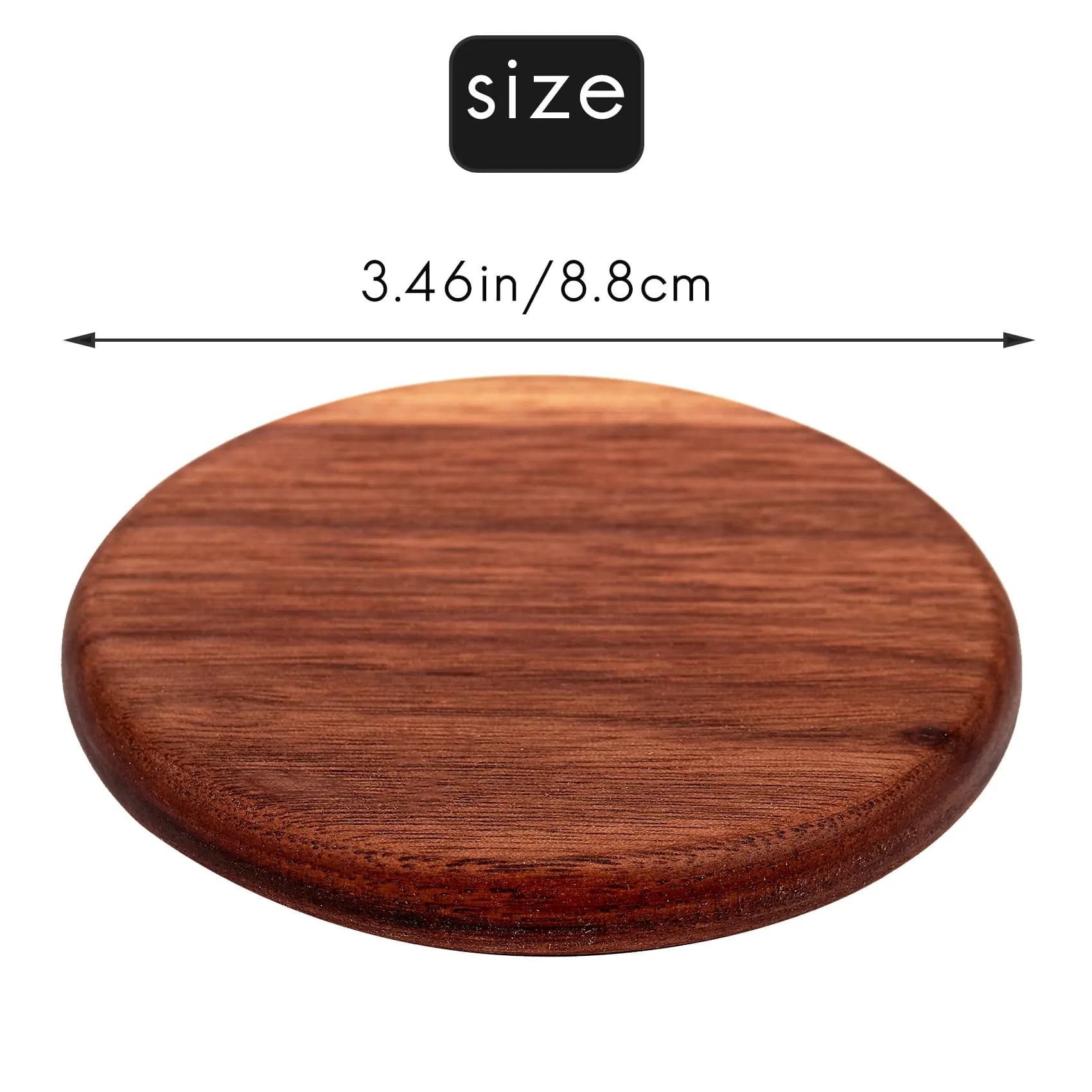 Dessous de verre rustique en bois