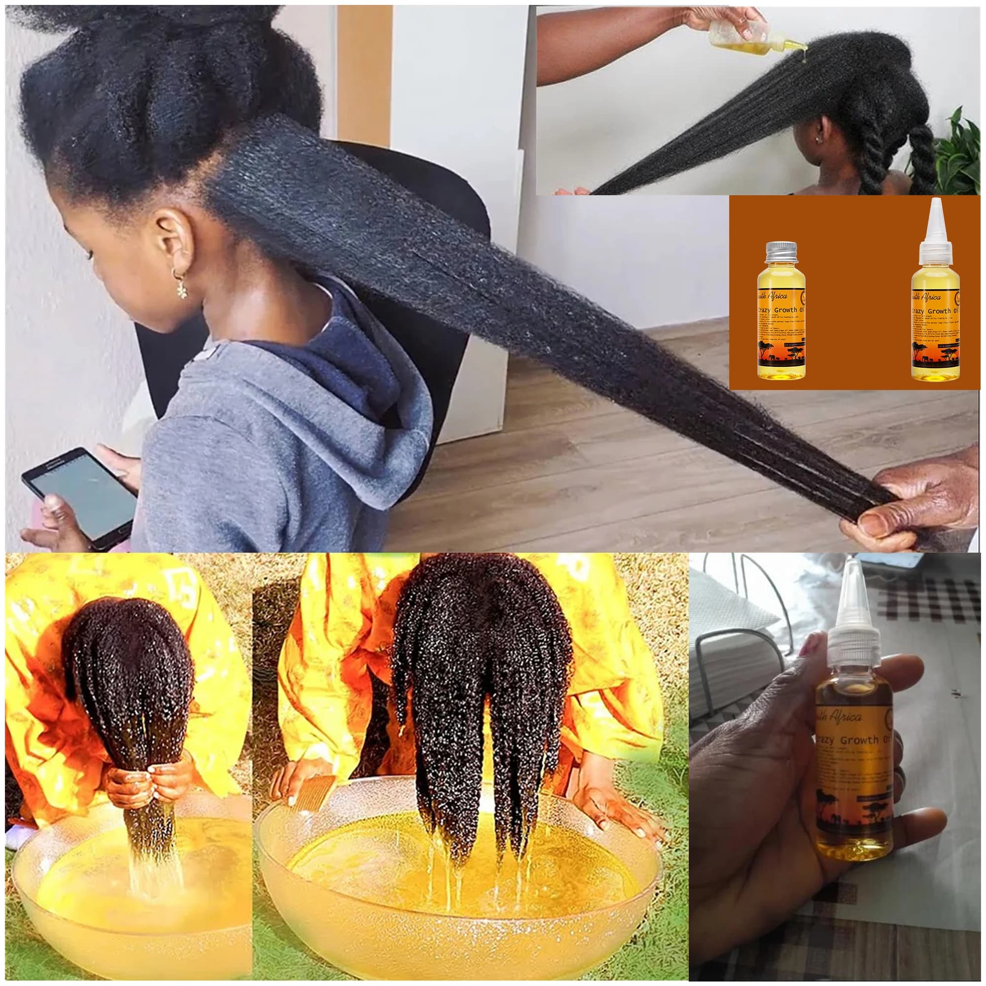 Je suis toujours choqué! Huile de croissance folle avec Chadian Croton Gratissimus lavande d'africaine du nord, romarin, clous de girofle marocains huile chaude