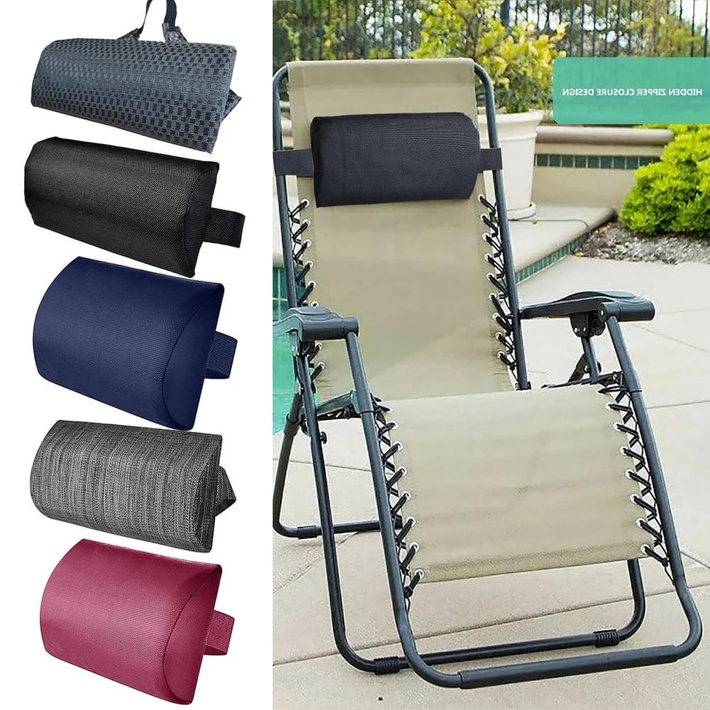 Chaise longue réglable avec coussin pour la lecture et la sieste, relaxation spontanée, comme sur l'image, expérience de détente confortable