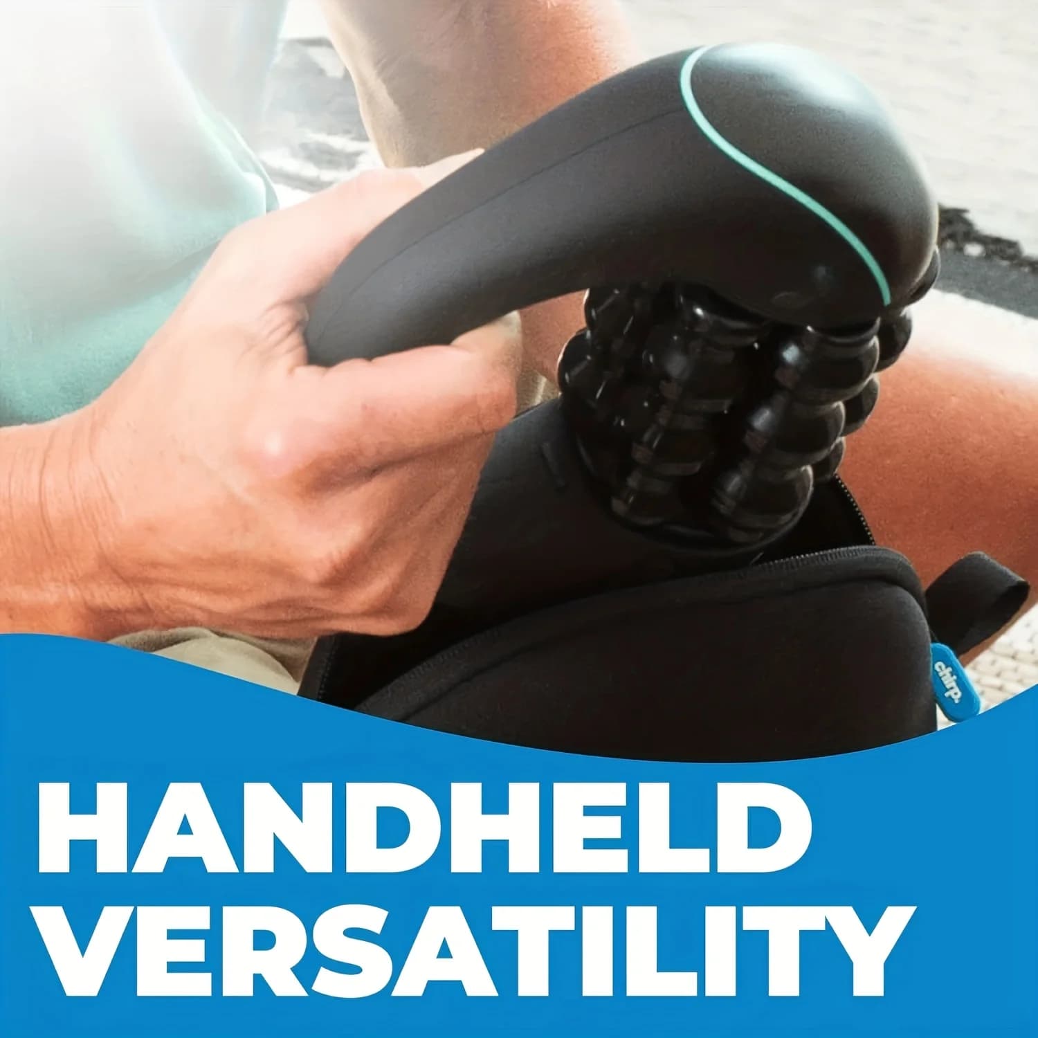 Rouleau de massage électrique pour la relaxation des tissus profonds et des muscles, rechargeable pour soulager les maux de dos après l'exercice