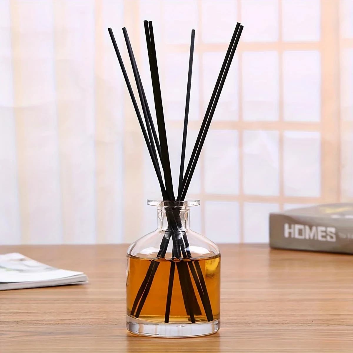 Diffuseur de bâtons de fibres, tige volatile d'aromathérapie pour diffuseur de parfum domestique, décoration de la maison, 10/50 pièces