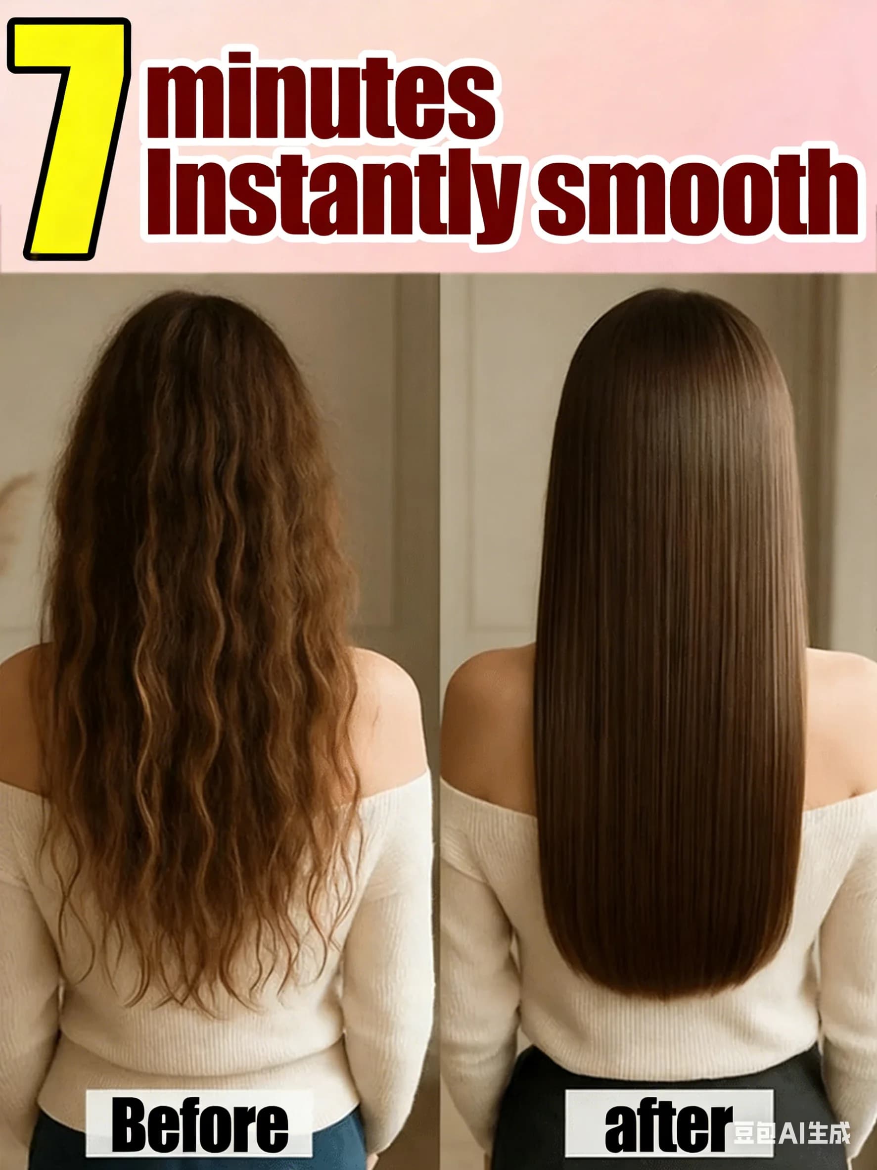 Traitement réparateur capillaire moléculaire original, répare en profondeur les cheveux secs, abîmés et crépus, soin capillaire hydratant rapide en 4 minutes
