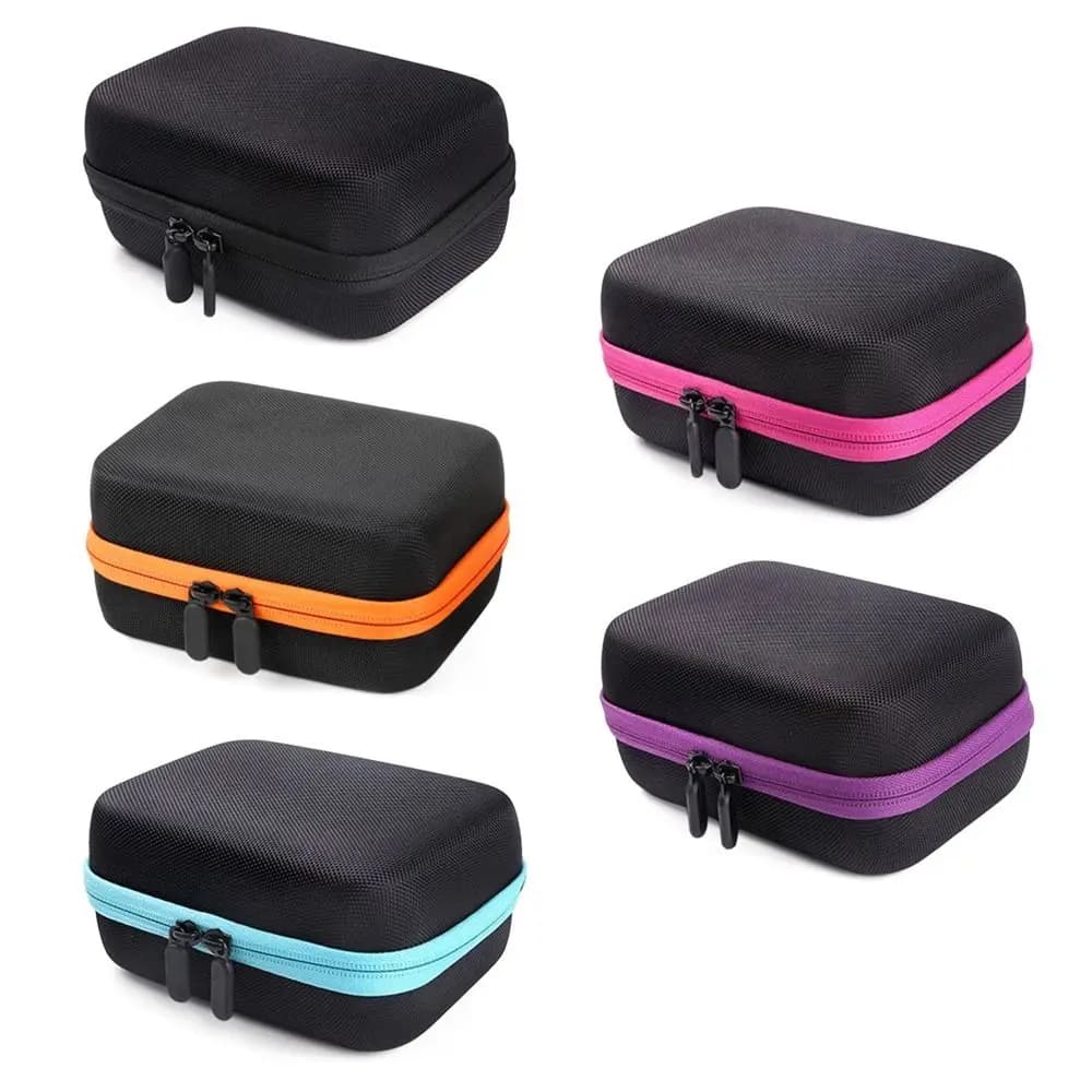 Étui pour huiles essentielles pour DoTERRA, 12 emplacements, 5ML, 10ML, 15ML, support organisateur de bouteilles à roulettes d'huile essentielle, sac de rangement suspendu pour parfum