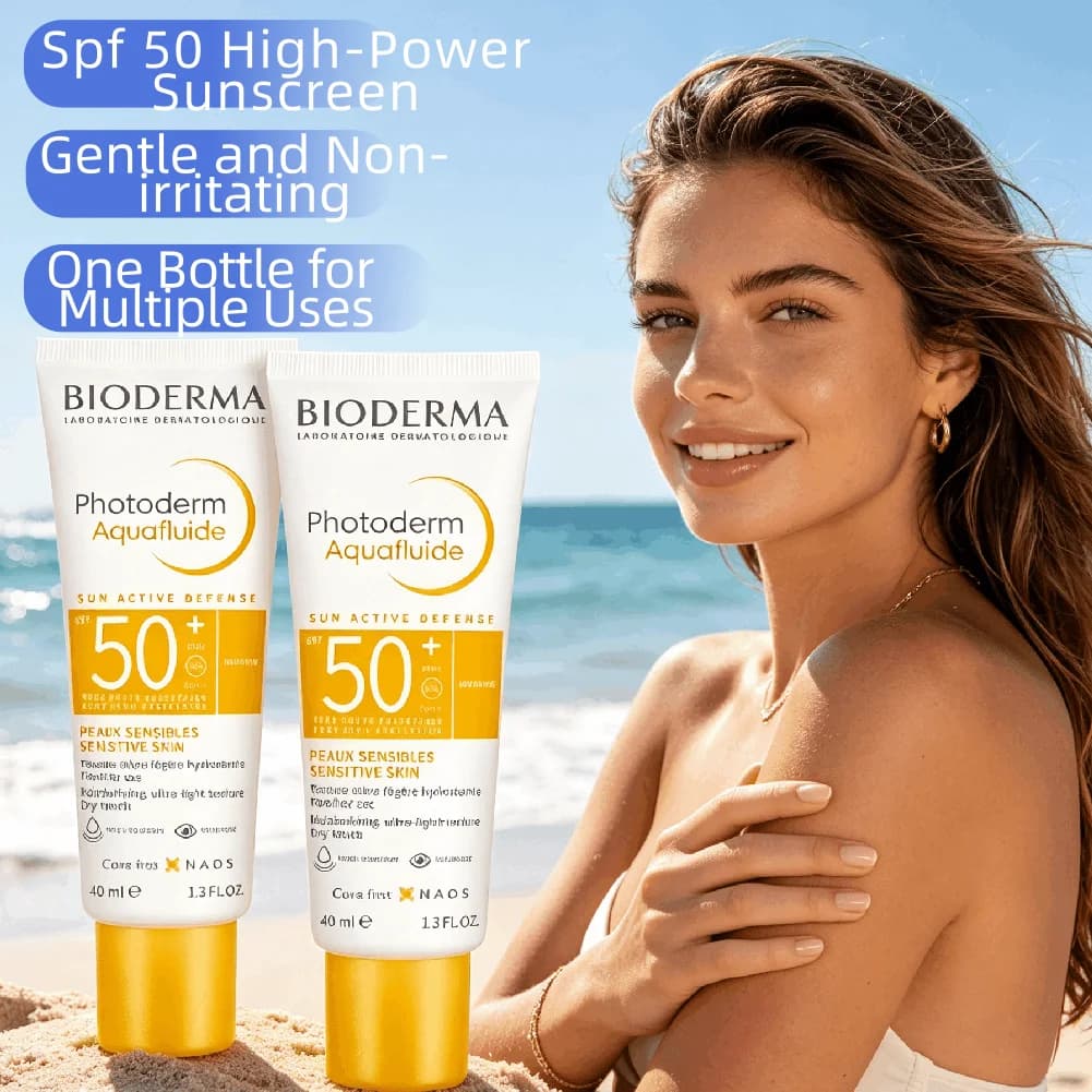 Crème solaire pour le visage et le corps BIODERMA, crème solaire blanchissante, crème solaire protectrice de la peau, crème de protection anti-UV pour le visage, SPF 50+