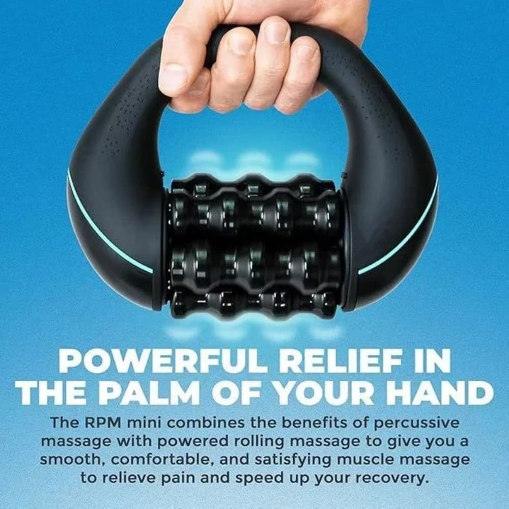 Rouleau de massage électrique pour la relaxation des tissus profonds et des muscles, rechargeable pour soulager les maux de dos après l'exercice