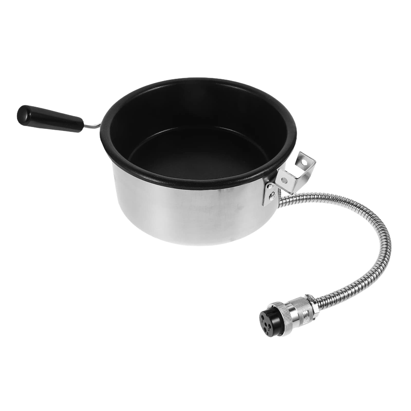 Pot à pop-corn de 8oz, revêtement antiadhésif, chauffage rapide, facile à nettoyer, bouilloire en aluminium de remplacement, pièces de Machine commerciale, accessoires