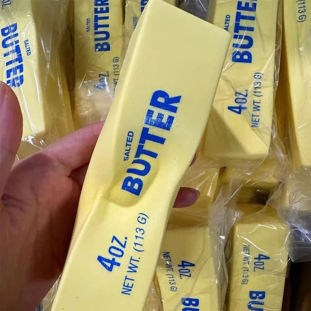 Jouet anti-stress en forme de bâton de fromage, élastique et doux, jouet amusant à presser pour soulager le stress et l'anxiété