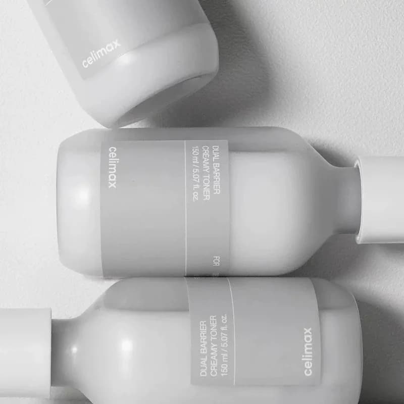 Crème Tonique Double Barrière Celimax, Hydratant Contrôle Sébum Visage, Soin Réparateur Équilibrant pour Peaux Sèches et Grasses Sensibles, Produits de Soin pour Femmes