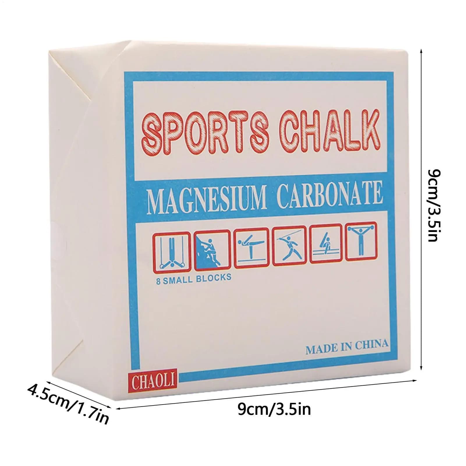 Craie sportive pour haltérophilie, poudre de magnésium antidérapante, craie pour gymnastique rythmique, pour musculation et gymnastique
