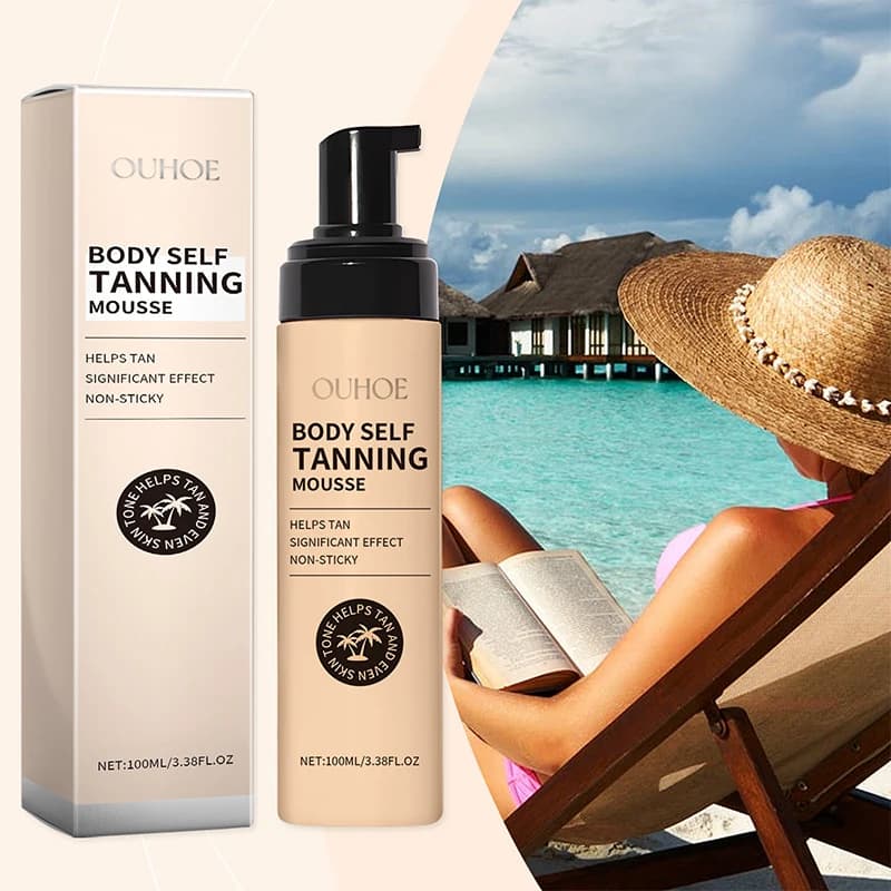 Mousse corporelle de bronzage d'été 100ml