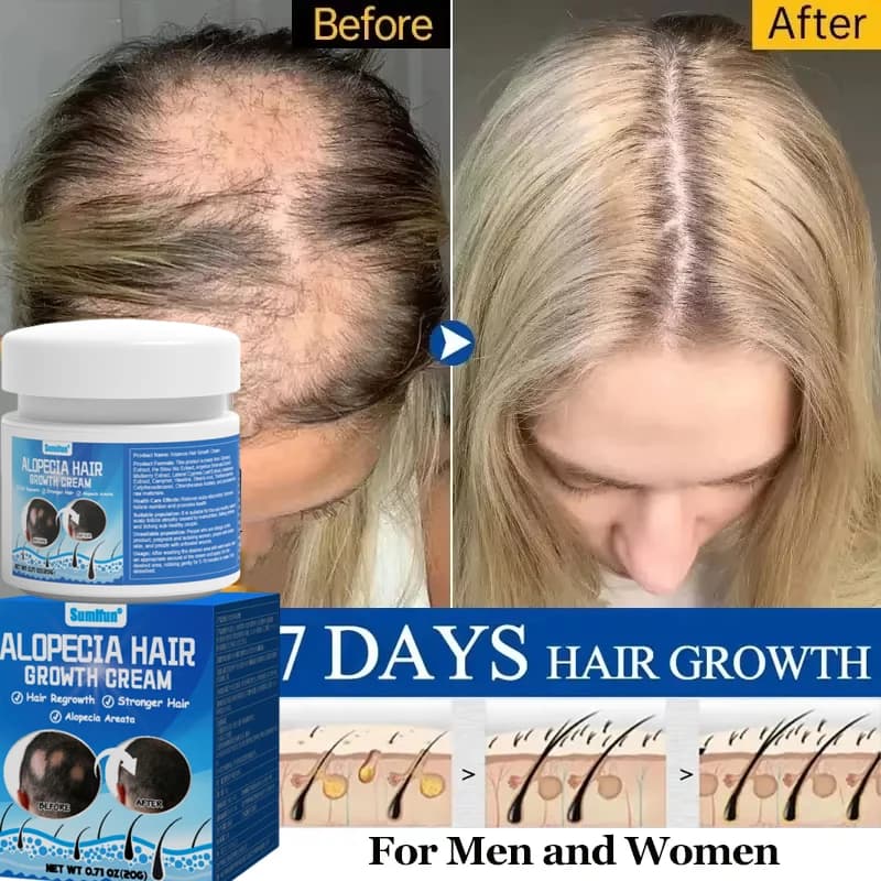 Crème pour la croissance des cheveux