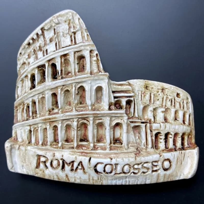 Italie, ville capitale, Rome, bâtiments de repays, attractions, culture, souvenirs touristiques, autocollants magnétiques pour réfrigérateur