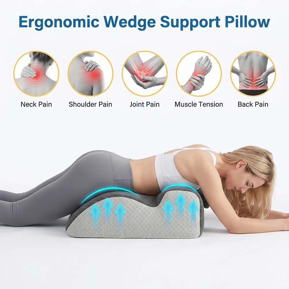 Oreiller Confortable pour un Sommeil Profond et Apaisant, Anti-Bruit, Remplissage en Mousse à Mémoire de Forme, Idéal pour la Chambre à Coucher et la Lecture