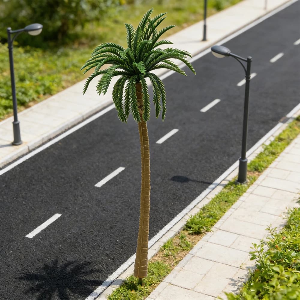 Lot de 5 miniatures de palmiers coco, modèles de 7 à 16 cm de hauteur, pour pots de plantes, bonsaïs, micro-paysages, décorations de jardin DIY, ornements de paysage