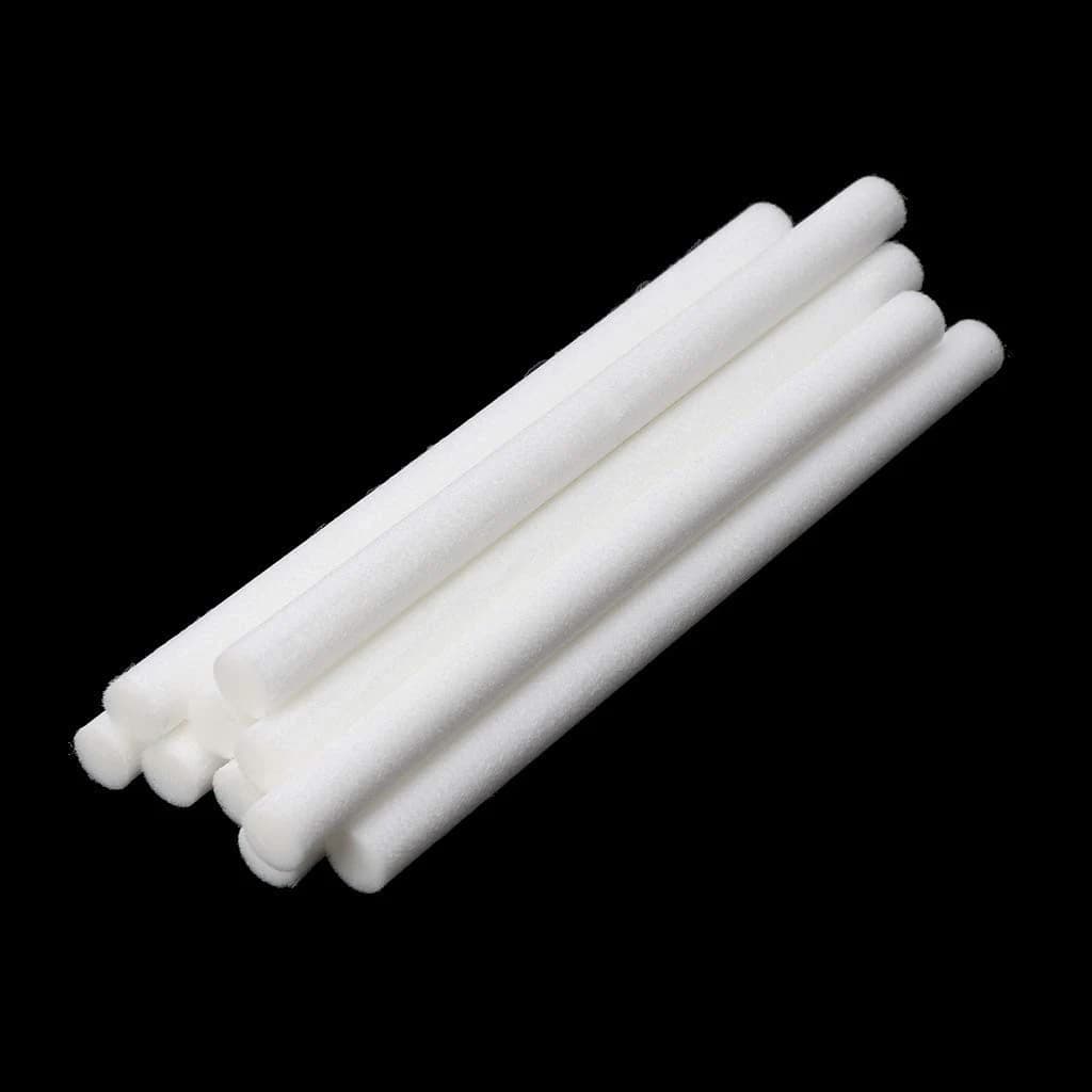 Lot de 50 éponges de recharge pour diffuseur de voiture, bâtons absorbants de remplacement pour mèche de filtre d'humidificateur, 2.75x0.31 pouces