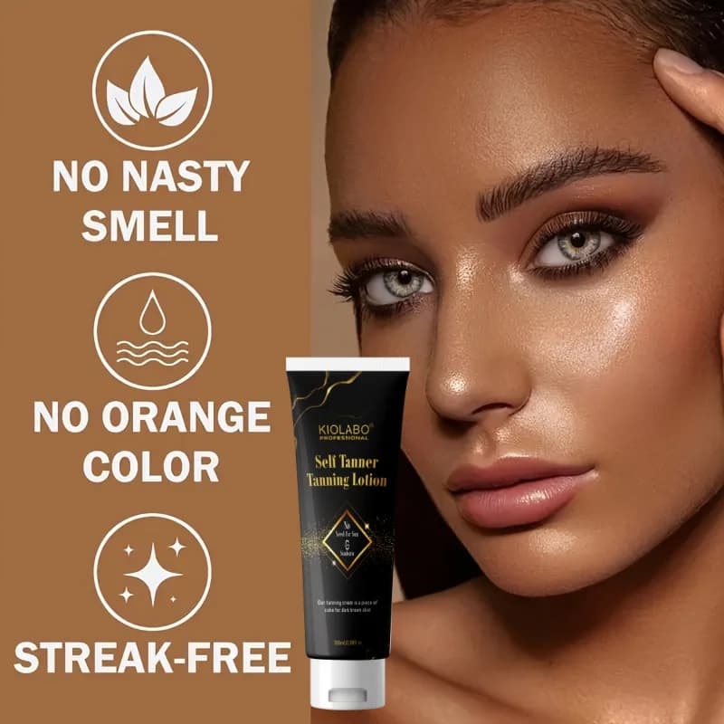 Baume bronzant foncé pour l'été
