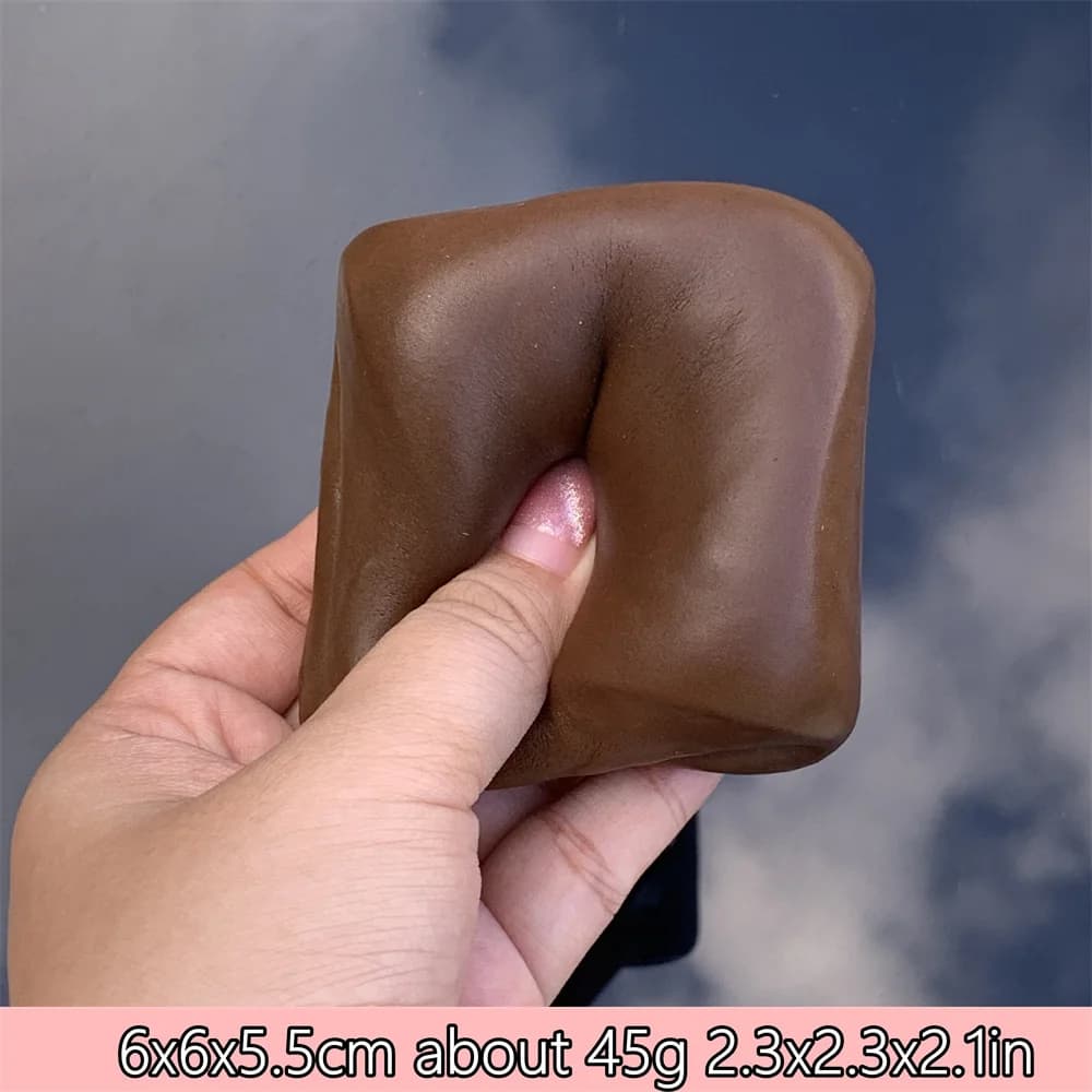 Rouleaux hawaïens roses à rebond lent de 2,3 pouces, pain, fromage, collation de fête, décoration de la maison, modèle doux et moelleux, jouet de jeu vidéo ASMR, cadeau
