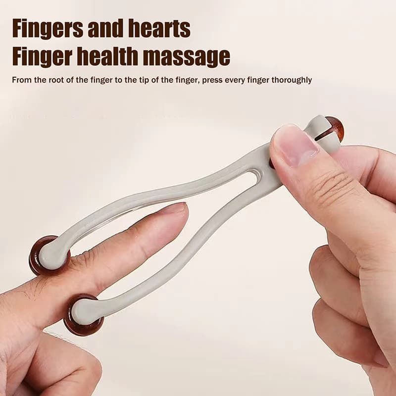 Rouleaux de massage pour points d'acupuncture des doigts avec huile, soulagent la fatigue des doigts, outil de massage pour l'arthrite, massage des points d'acupuncture