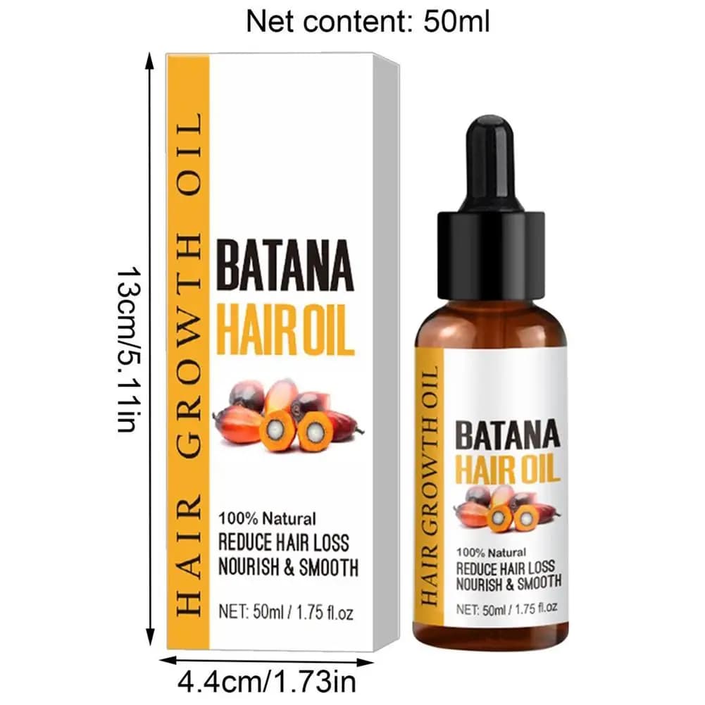 Huile Batana pour cheveux 100% naturels, favorise le bien-être des cheveux pour hommes et femmes, améliore les cheveux, nouveau, 60ml, 1 pièce