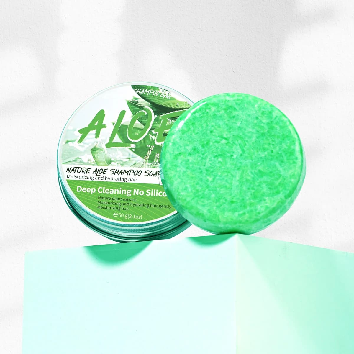 Barre de shampoing à l'aloe vera biologique
