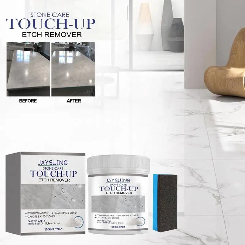 Poudre de polissage pour marbre