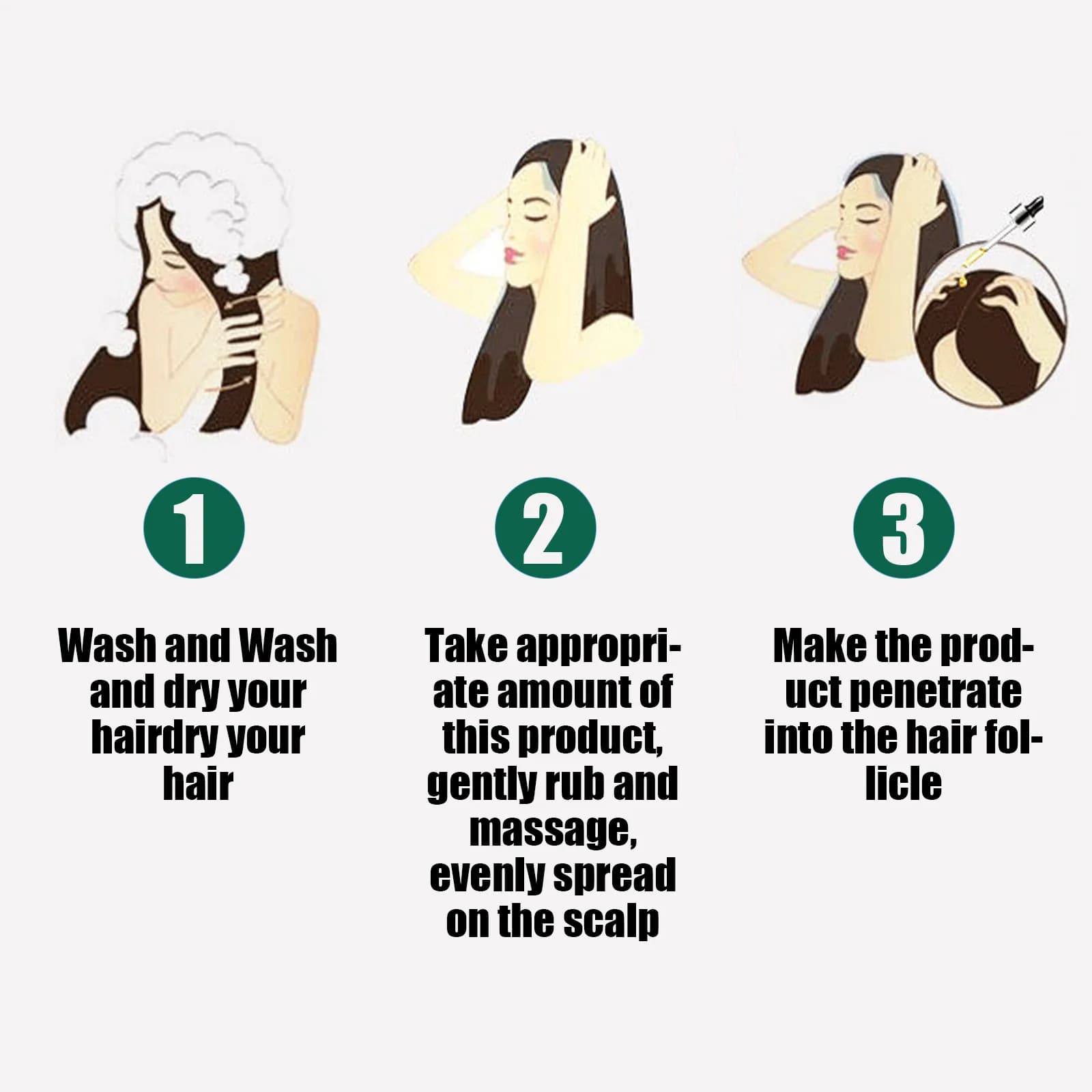 Huile essentielle de soin des cheveux, naturel, vidéo