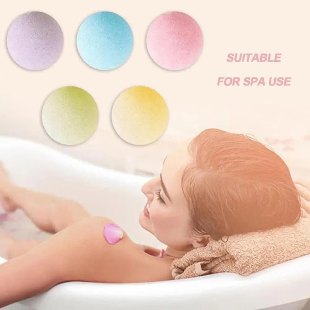 Parfumsaromathérapie bulle petites bombes de bain soulagement du Stress corporel exfoliant hydratant Spa boules de sel remplacement