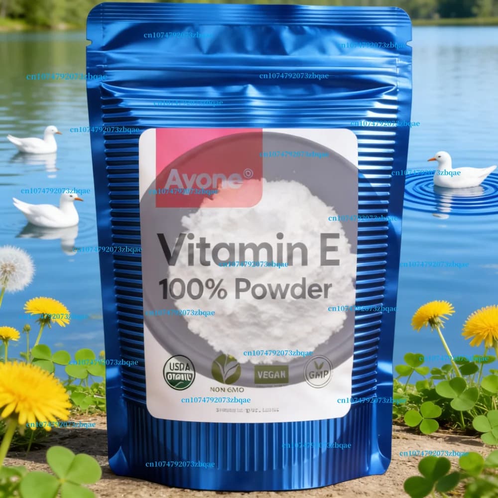 Poudre de soin pour le corps et le visage à la vitamine E |   Fournisseur d'emballages scellés professionnels pour usines