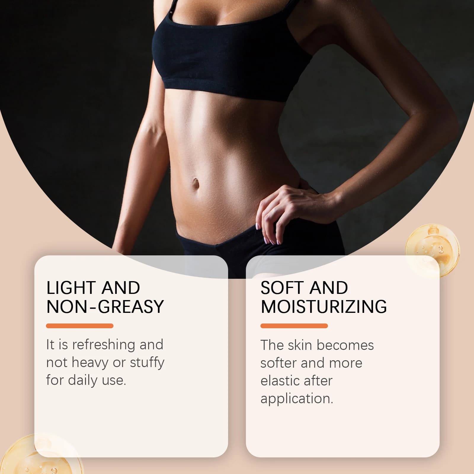 Huile corporelle raffermissante Anti-Cellulite hydratante, raffermissante pour la peau, Anti-âge pour le corps, rafraîchissante, raffermissante